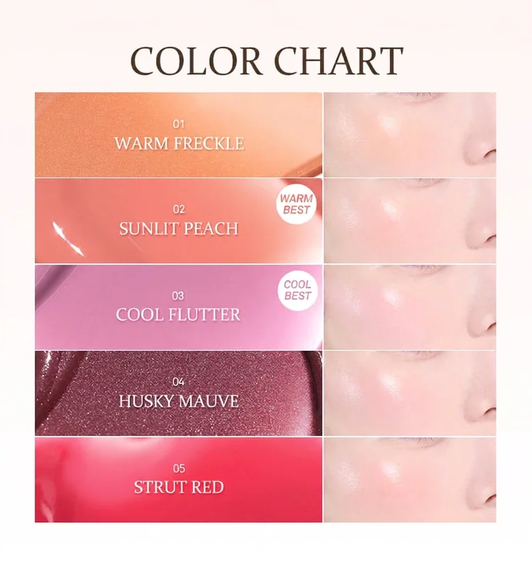 [5colors] hince Dewy Liquid Cheek 0.20 fl. oz.(6ml) detail 3