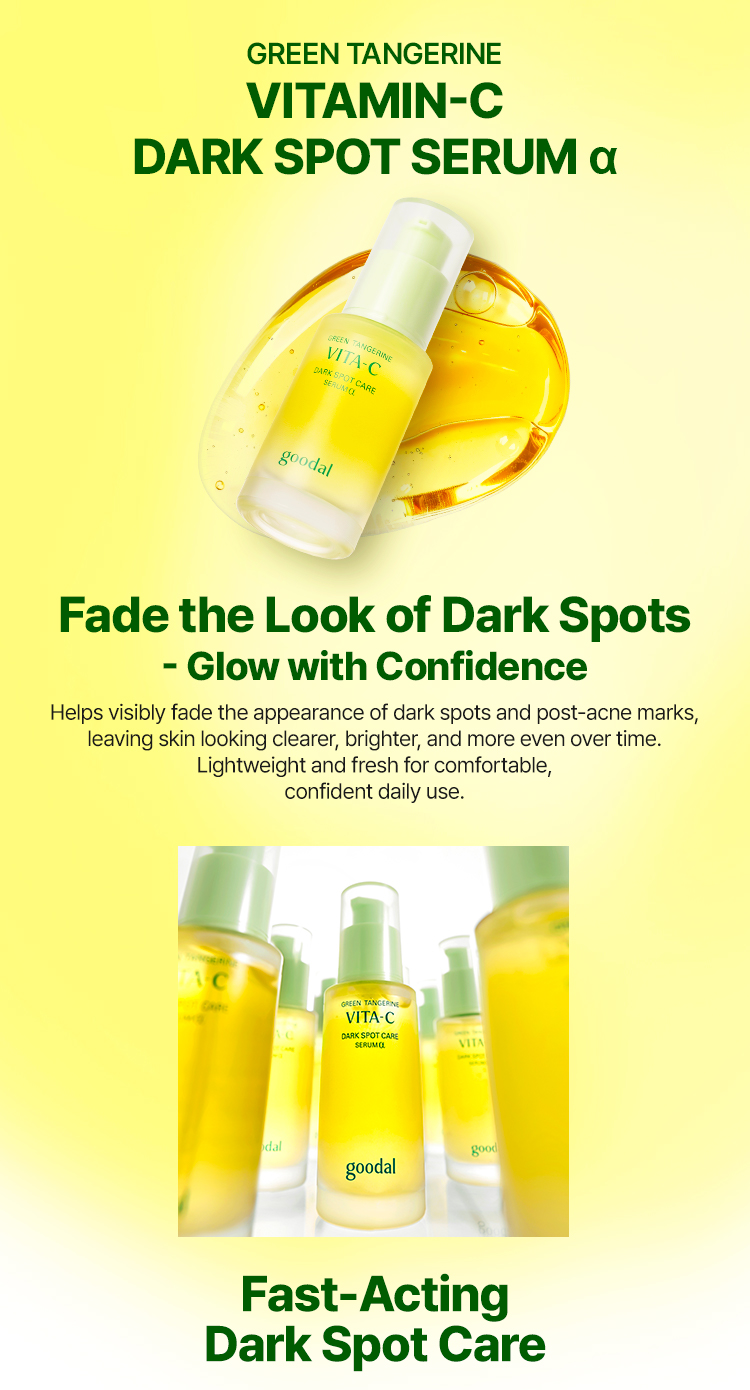 GOODAL Green Tangerine Vita C Dark Spot Care Serum Alpha 1.35 fl