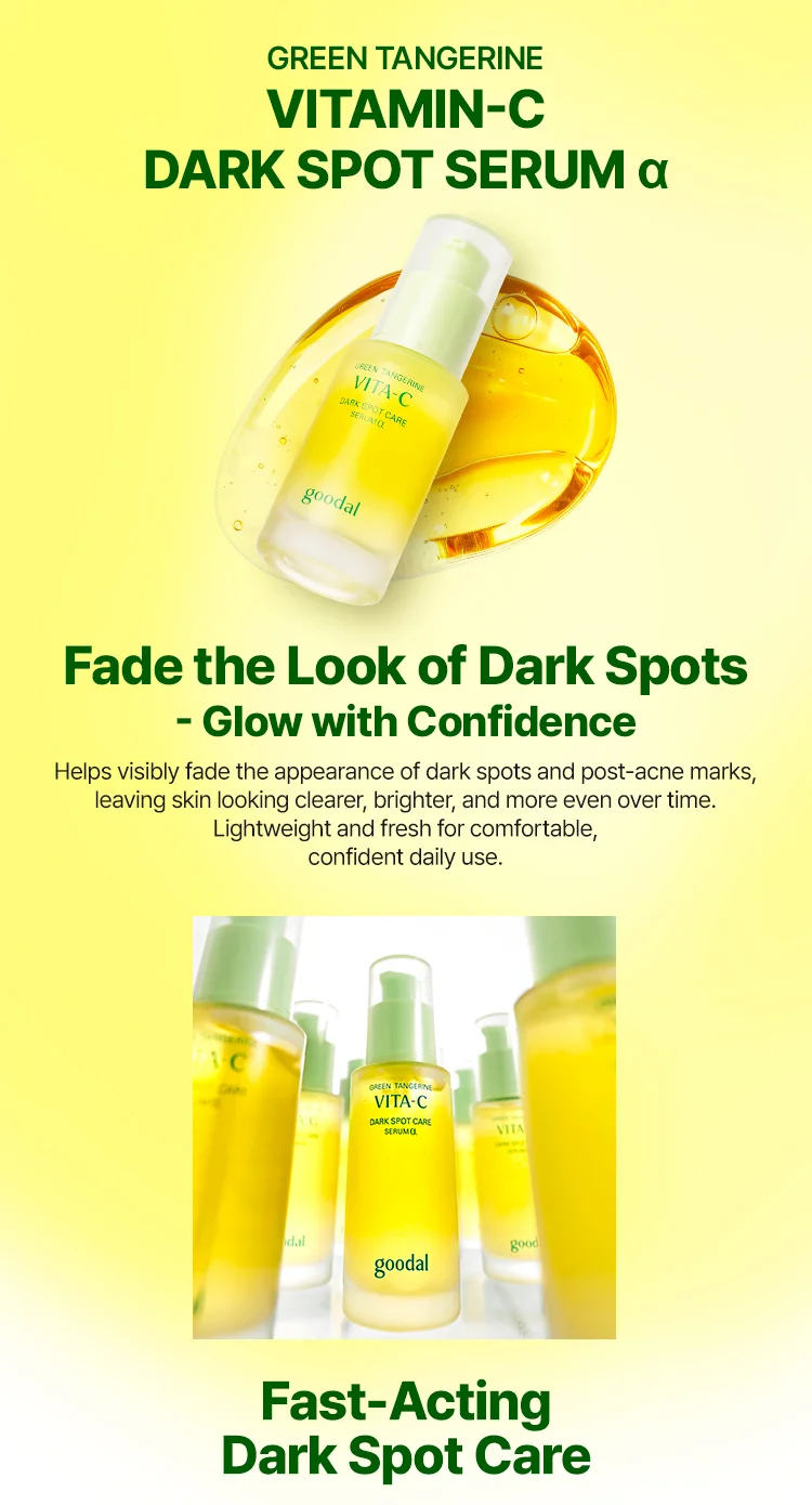 GOODAL Green Tangerine Vita C Dark Spot Care Serum Alpha 1.35 fl. oz.(40ml) detail 1