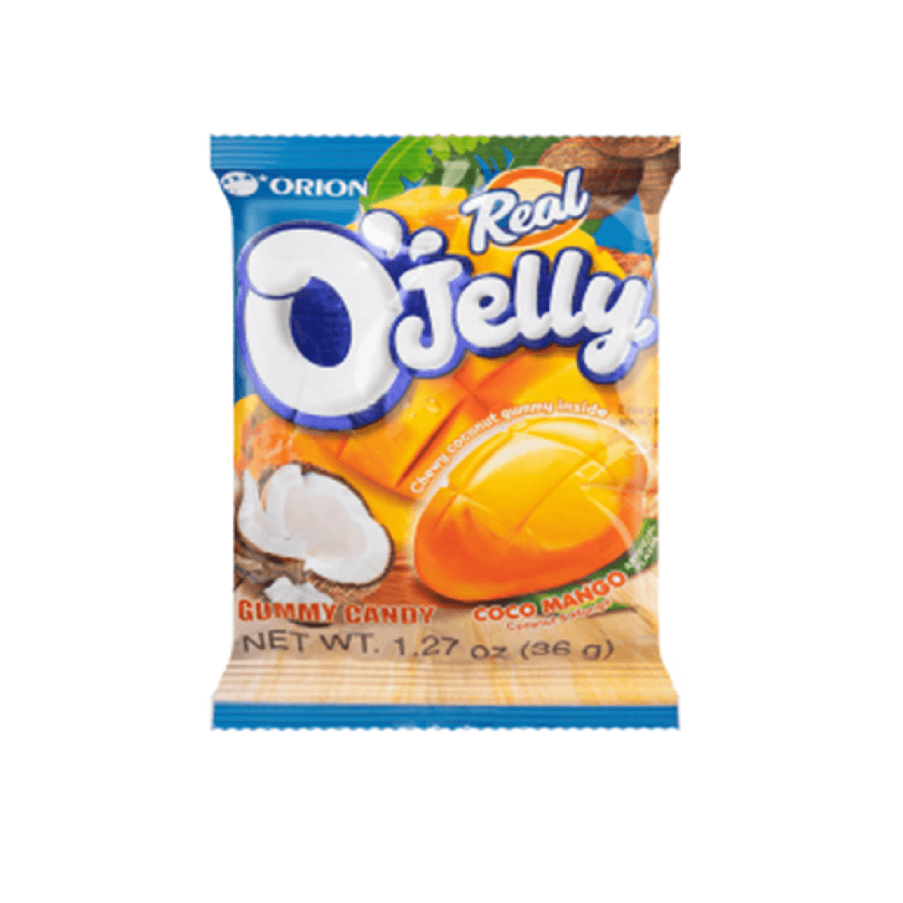 ORION Real O'jelly Gummy Candy Coco Mango 2.36 oz.(67g) detail 1
