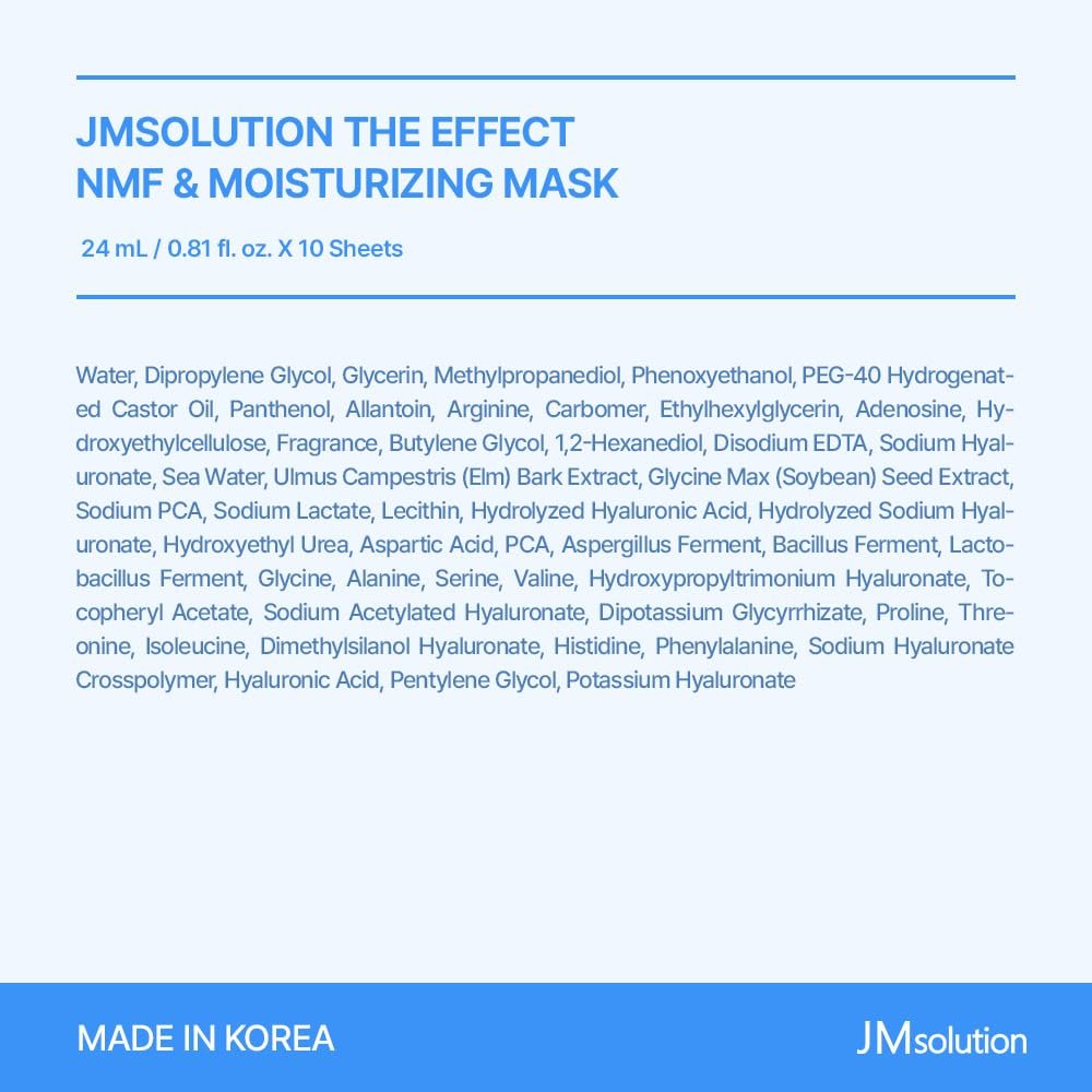 JM Solution The Effect NMF&Moisturizing Mask 10ct 0.81 fl. oz.(24ml) detail 5