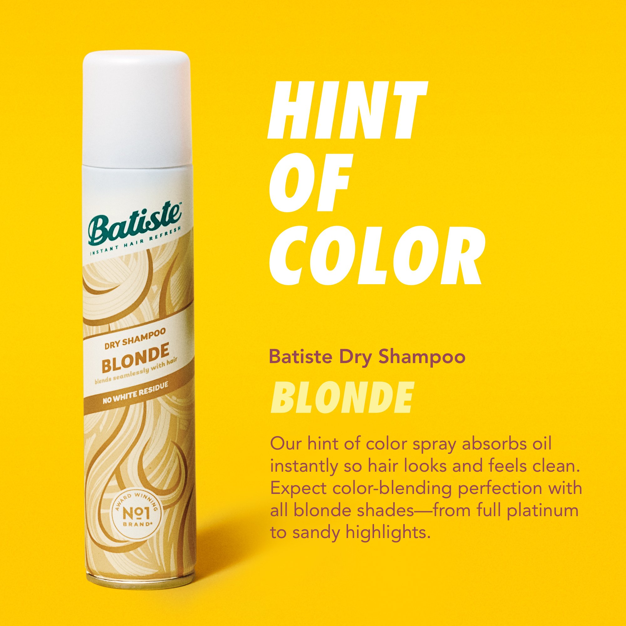 Batiste Dry Shampoo For Blonde Hair 3.81 oz.(108g) detail 2