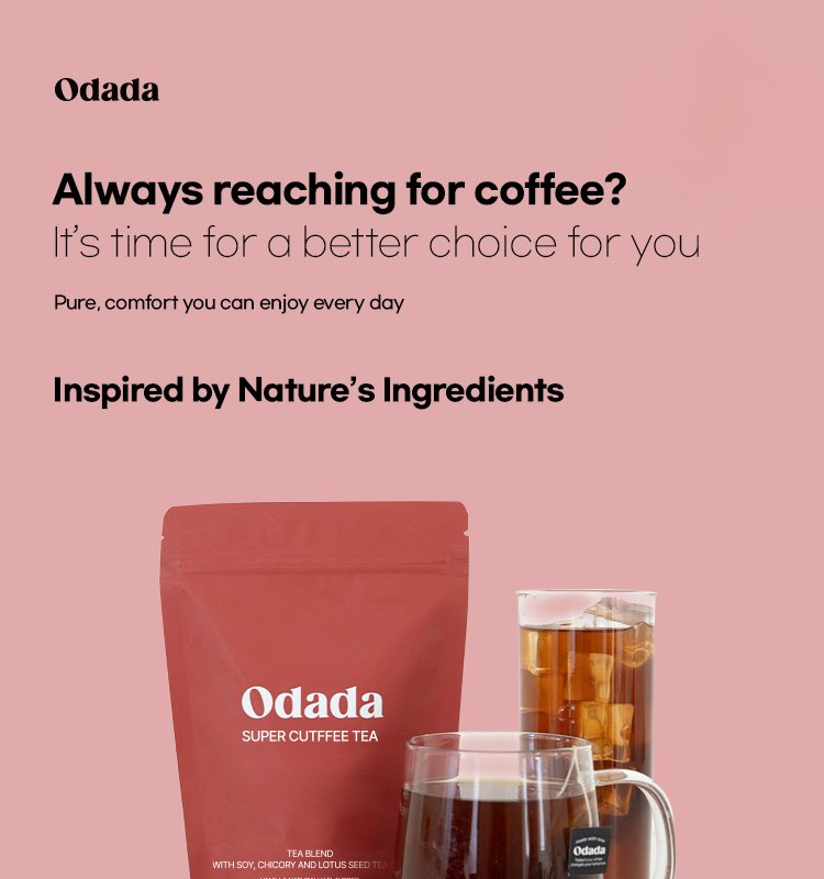 ODADA Super Cutffee Tea 0.1 oz.(3g) x 24ea detail 1