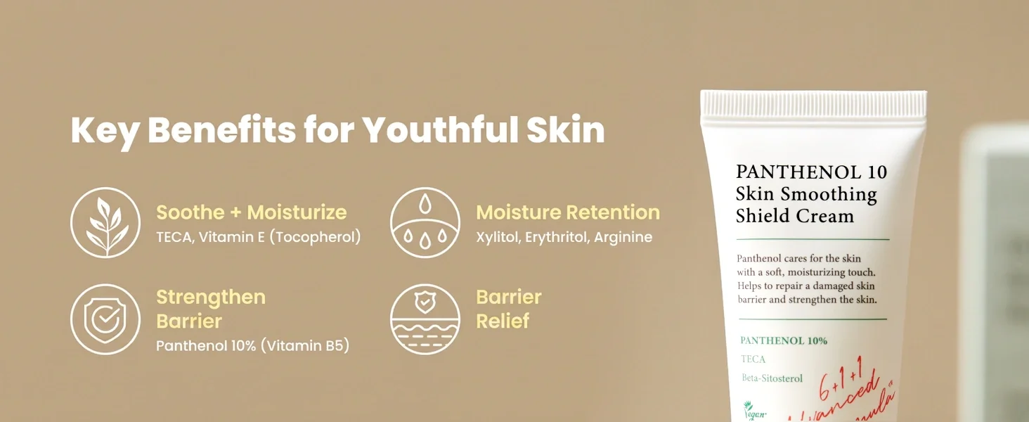 AXIS-Y Panthenol 10 Skin Smoothing Shield Cream 1.69 fl. oz.(50ml) detail 3