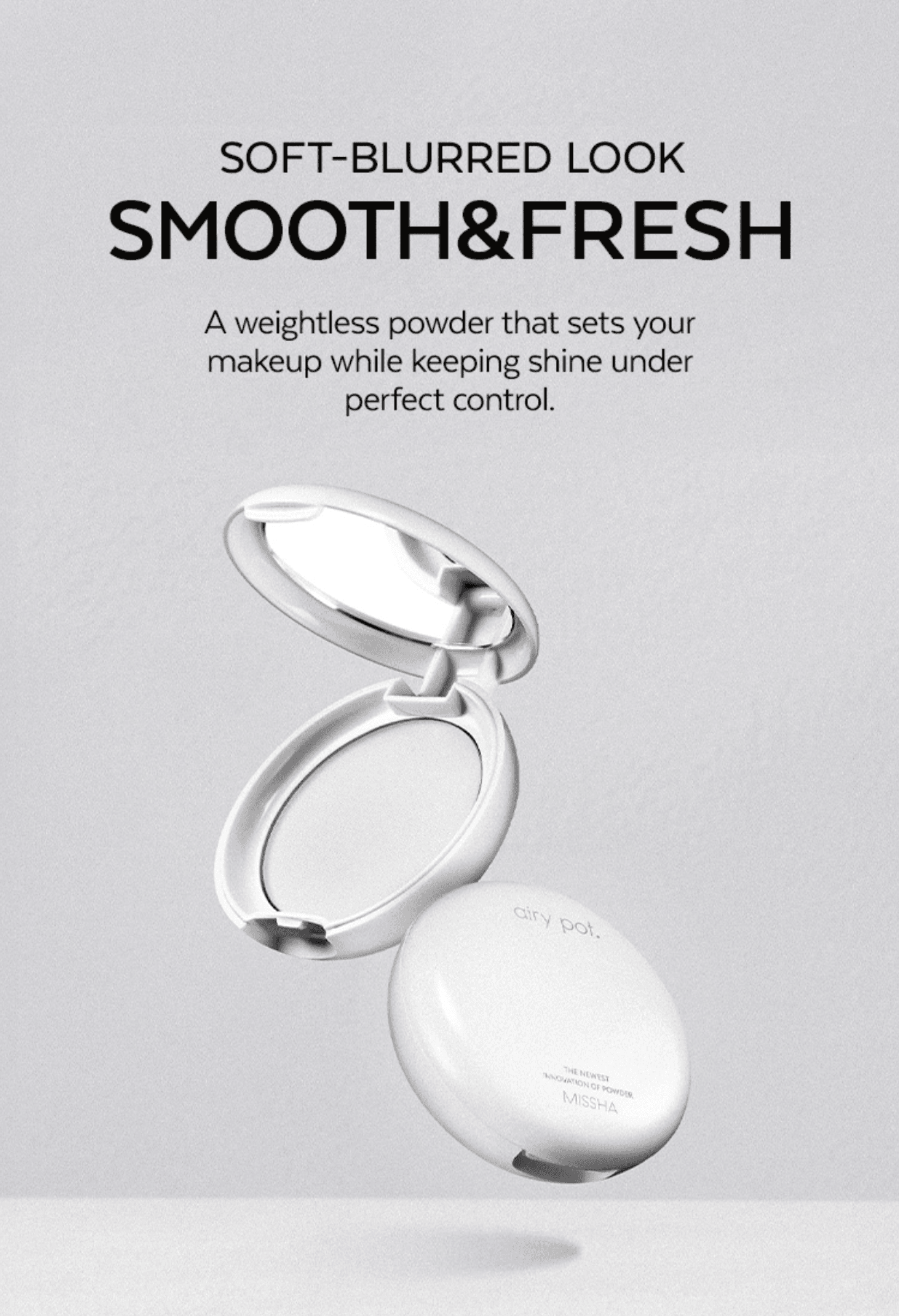 [2colors] MISSHA Airy Pot Pressed Powder 0.17 oz.(5g) detail 3