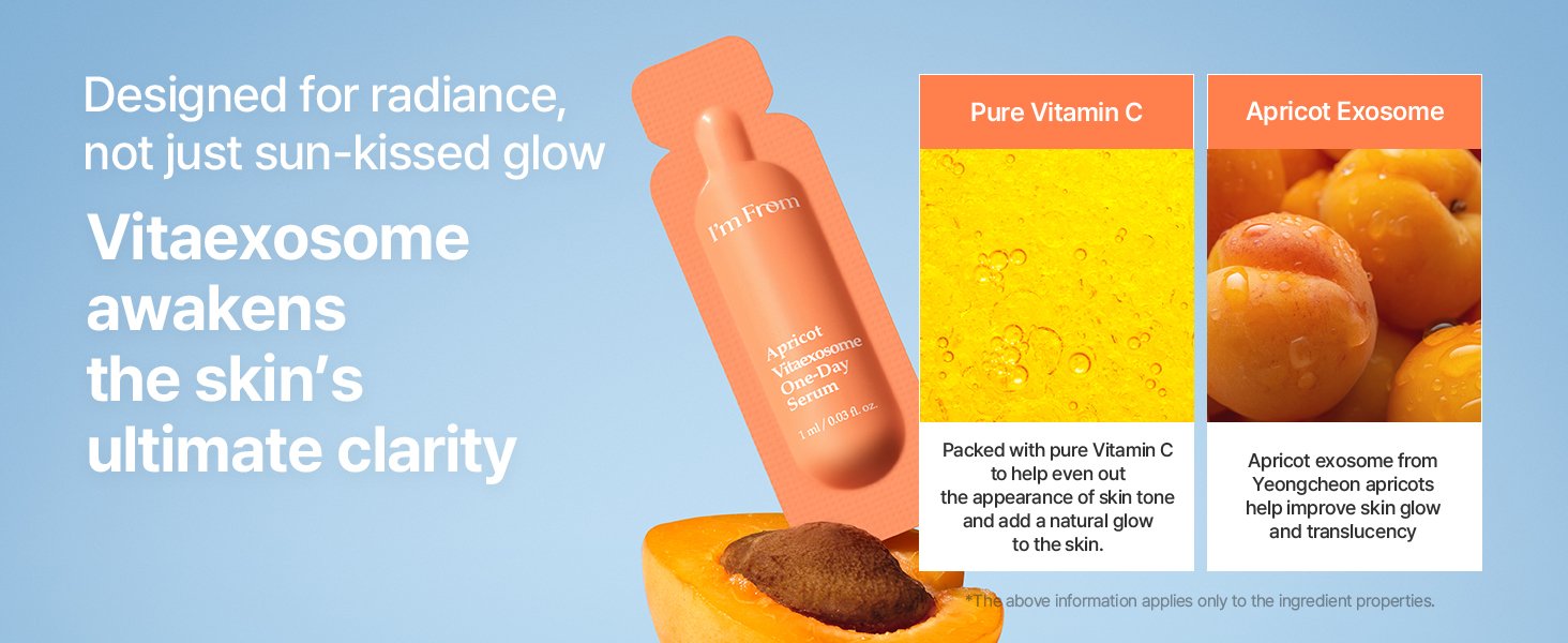 I'm From Apricot Vitaexosome One-day Serum 0.03 fl. oz.(1ml) x 14ea detail 5