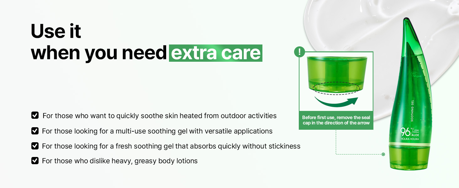 Holika Holika Aloe Hydro Formula 96% Soothing Gel 8.45 fl. oz