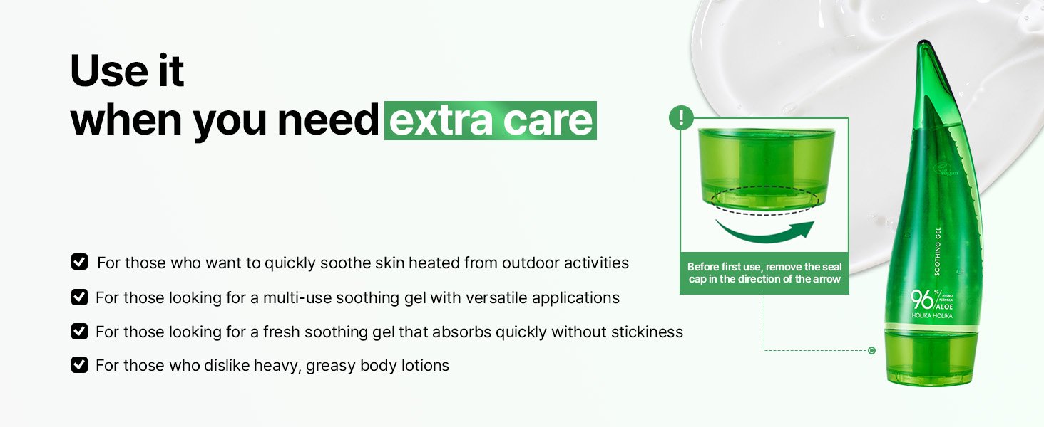 Holika Holika Aloe Hydro Formula 96% Soothing Gel 8.45 fl. oz.(250ml) detail 5