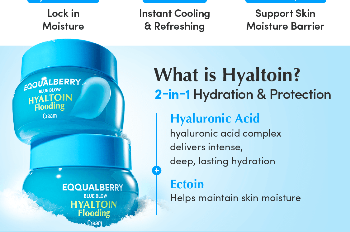 EQQUALBERRY Hyaltoin Flooding Cream 1.69 fl. oz.(50ml) detail 3
