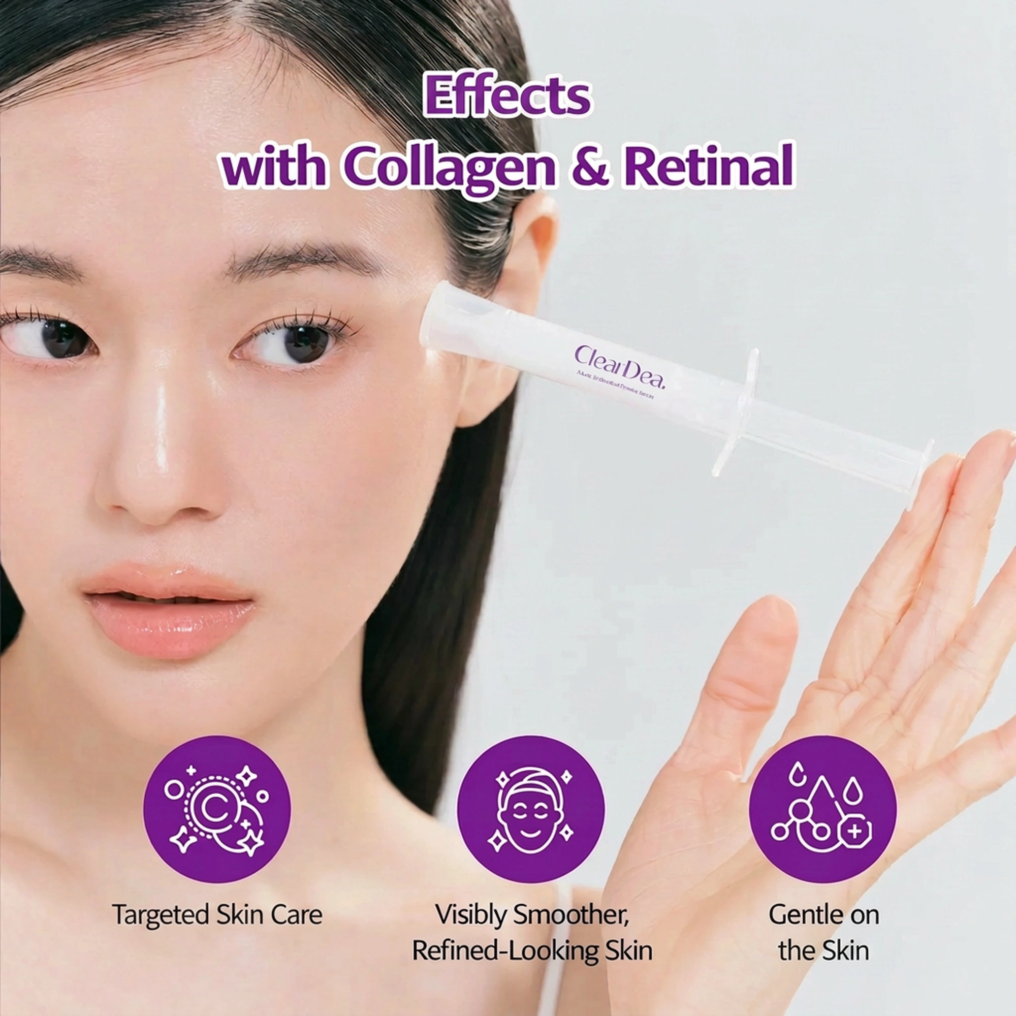 ClearDea Mucin Collanetinal Timeless Serum 5ea 0.13 fl. oz.(4ml