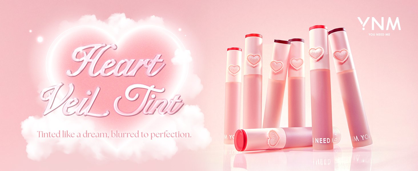 [2colors] Y.N.M Heart Veil Tint 0.09 oz.(2.6g) detail 1