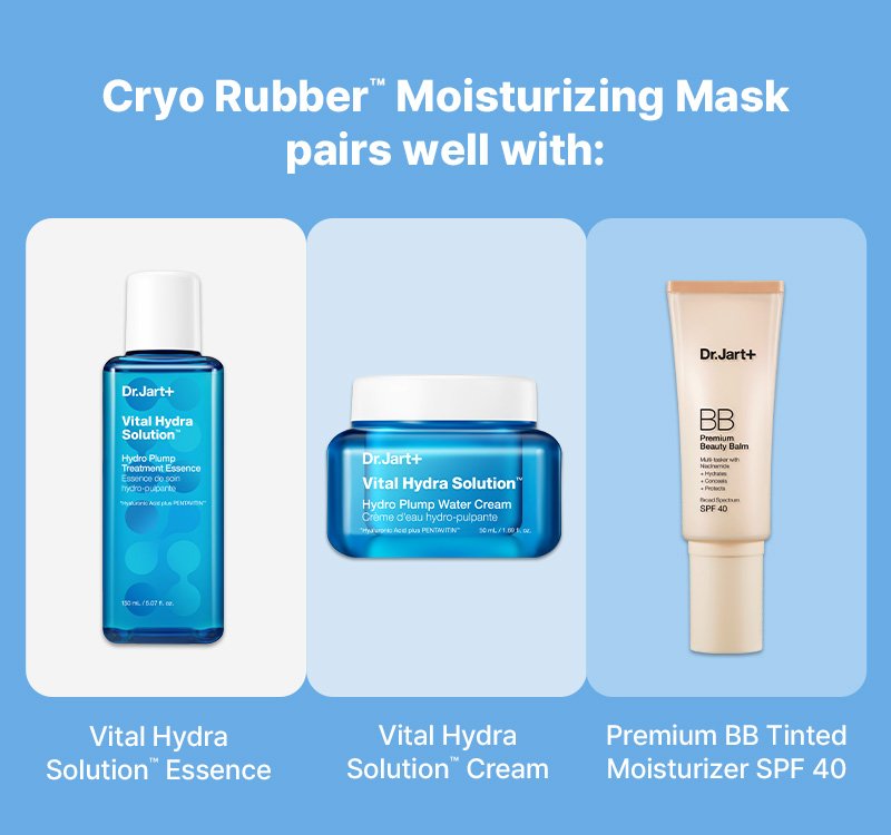 Dr.Jart+ Cryo Rubber™ Moisturizing Face Mask 0.14 oz.(4g) + 1.26 oz.(36g) detail 7