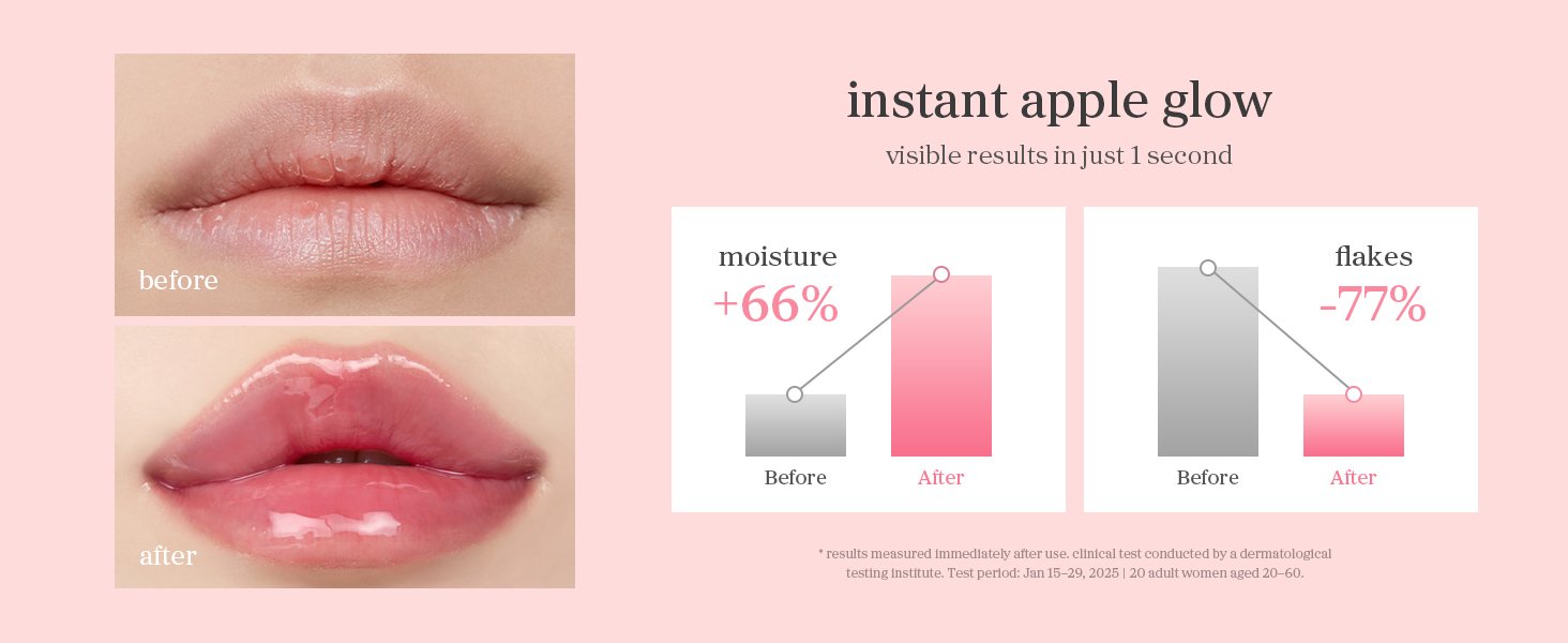 NOONI Apple Seed Lip Oil Set (appleberry & Applecherry) 0.12 fl. oz.(3.7ml) x 2ea detail 13