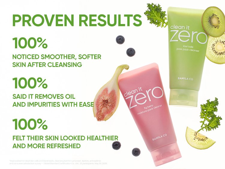 BANILA CO Clean It Zero Kiwi Kale Pore Pack Cleanser 6.35 oz.(180g) detail 7