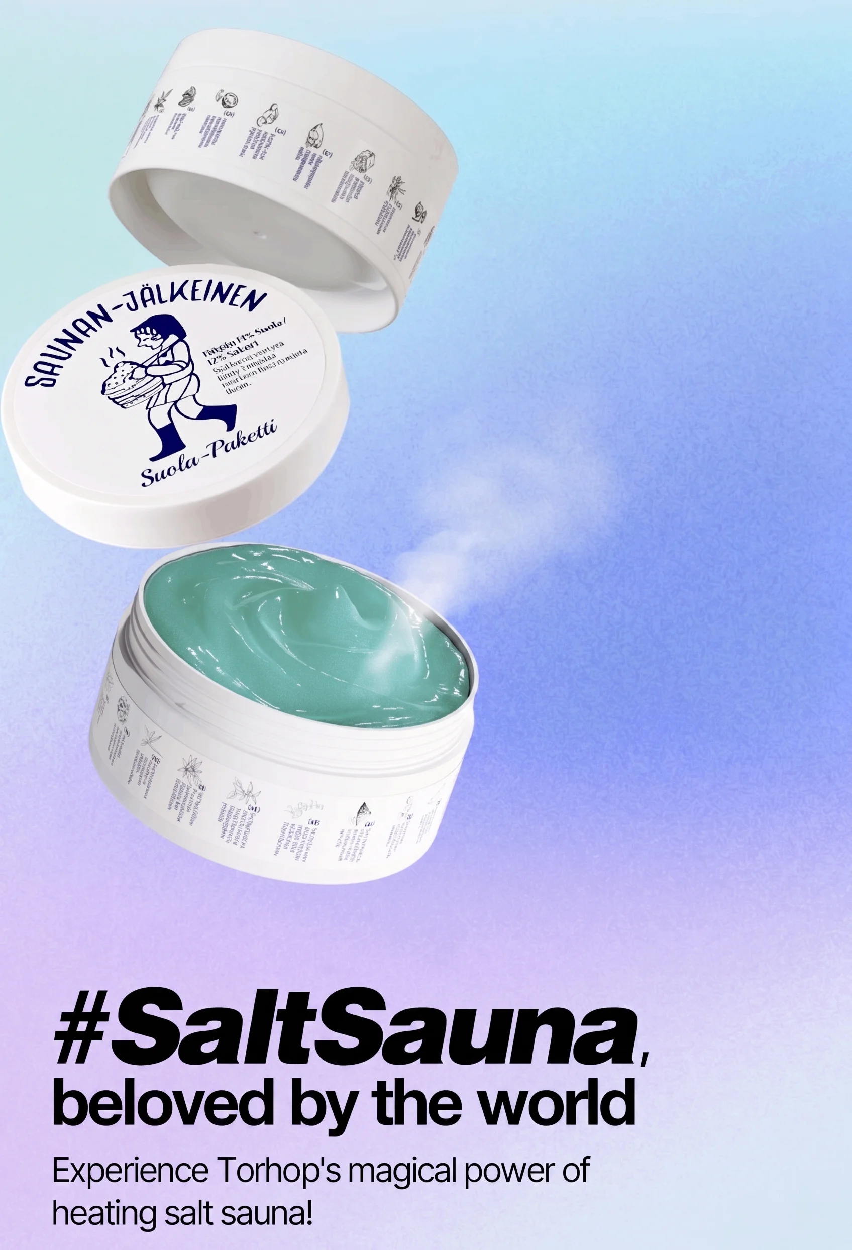 Torhop Saunan Heating Salt Mask 3.17 oz.(90g) detail 1