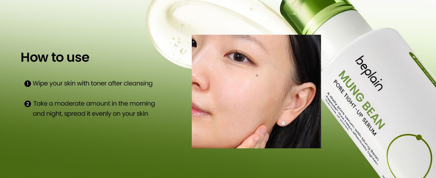 beplain Mung Bean Pore Tight-up Serum 1.69 fl. oz.(50ml) detail 4