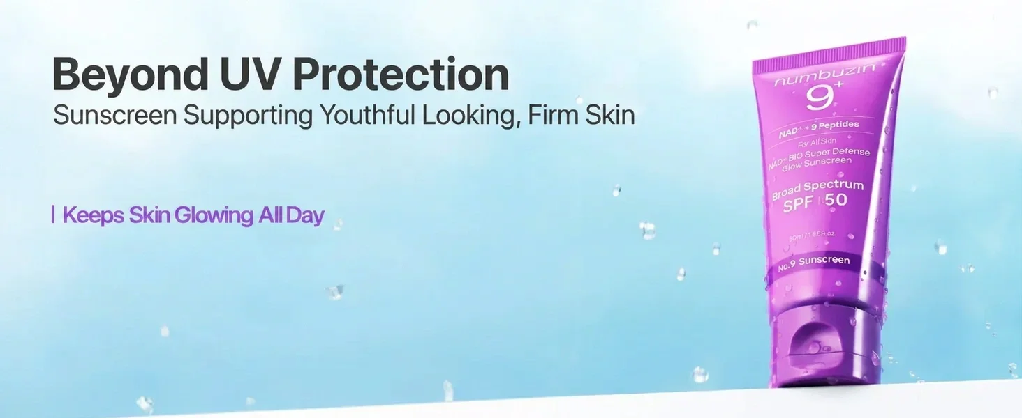 numbuzin 9+ NAD+ BIO Super Defense Glow Sunscreen Broad Spectrum SPF 50 1.69 fl. oz.(50ml) detail 3