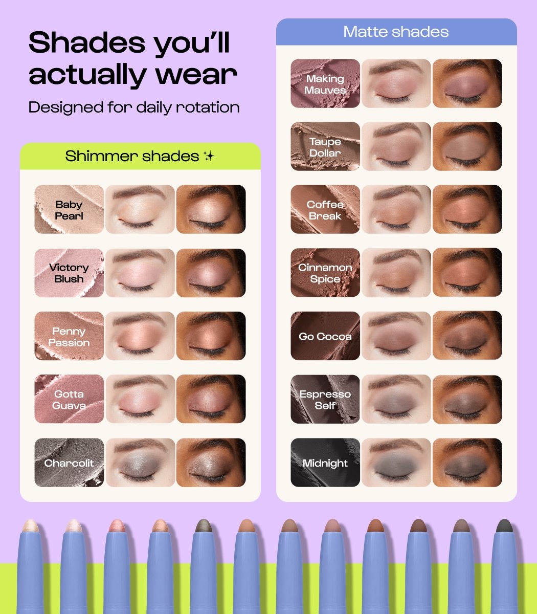 [9colors] Alleyoop 11th Hour Cream Eyeshadow & Liner Stick 0.049 oz.(1.4g) detail 2