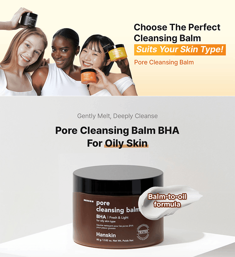 Hanskin Pore Cleansing Balm (bha) 2.82 oz.(80g) detail 1