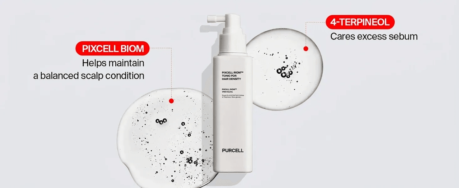 PURCELL Pixcell Biom™ Tonic For Hair Density 4.39 fl. oz.(130ml) detail 3