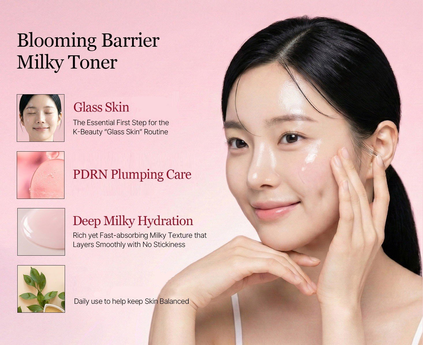 ROUND LAB Camellia Deep Collagen PDRN Milky Toner 5.07 fl. oz.(150ml) detail 2