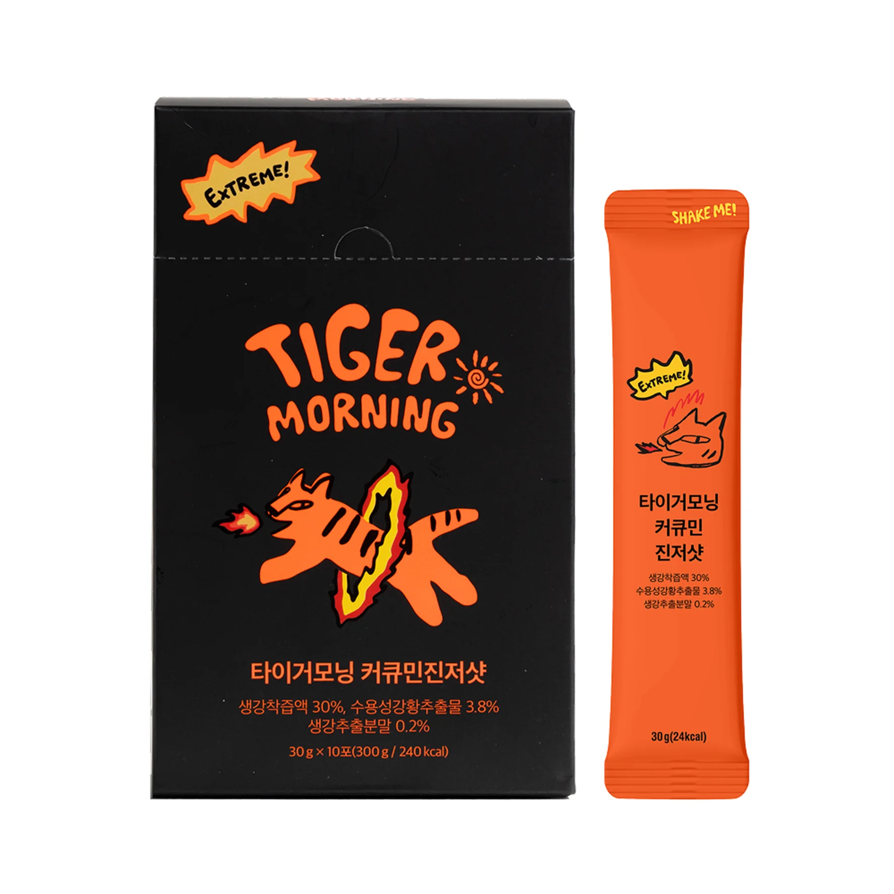 Tigermorning Curcumin Gingershot 1.06 oz.(30g) x 10ea detail 3