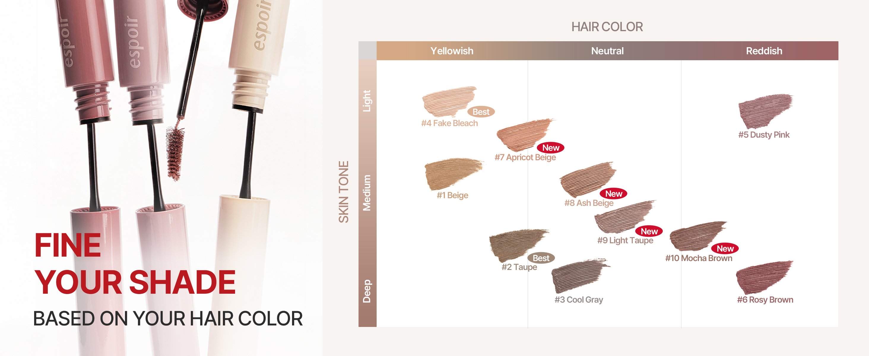 [10colors] espoir The Brow Color Fixing Cara 0.11 oz.(3.0g) detail 2