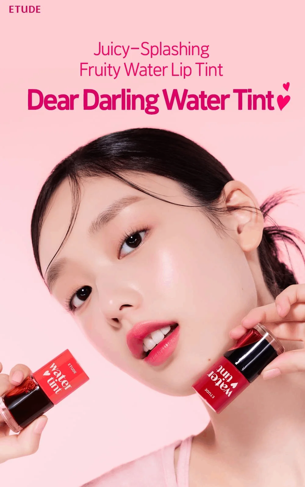 [5colors] ETUDE Dear Darling Water Tint 0.31 fl. oz.(9ml) detail 1