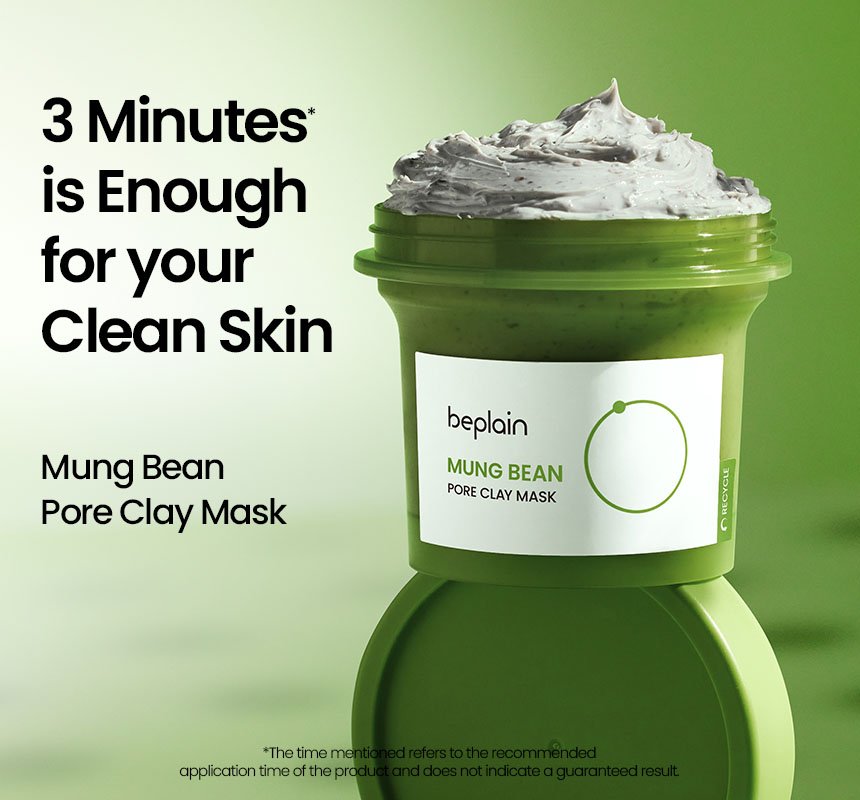 beplain Mung Bean Pore Clay Mask 4.05 fl. oz.(120ml) detail 1