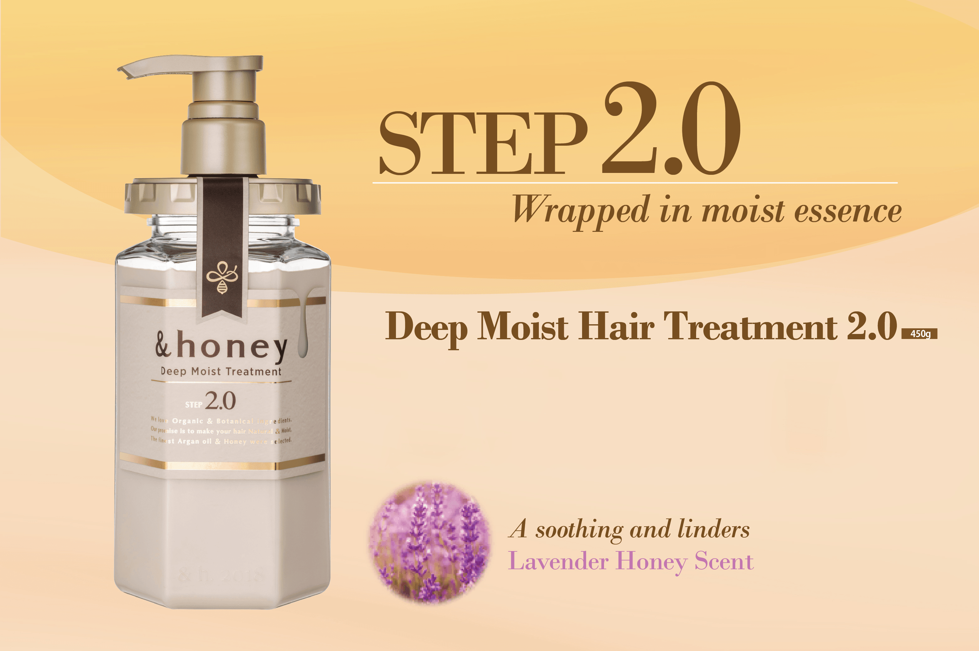 &honey Deep Moist Shampoo 1.0, 14.87 fl. oz.(440ml) detail 6