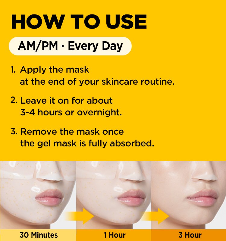 prmr Vitatinol Serum Mega-Shot Gel Mask 5 Sheets 1.19 oz.(34g)  detail 4