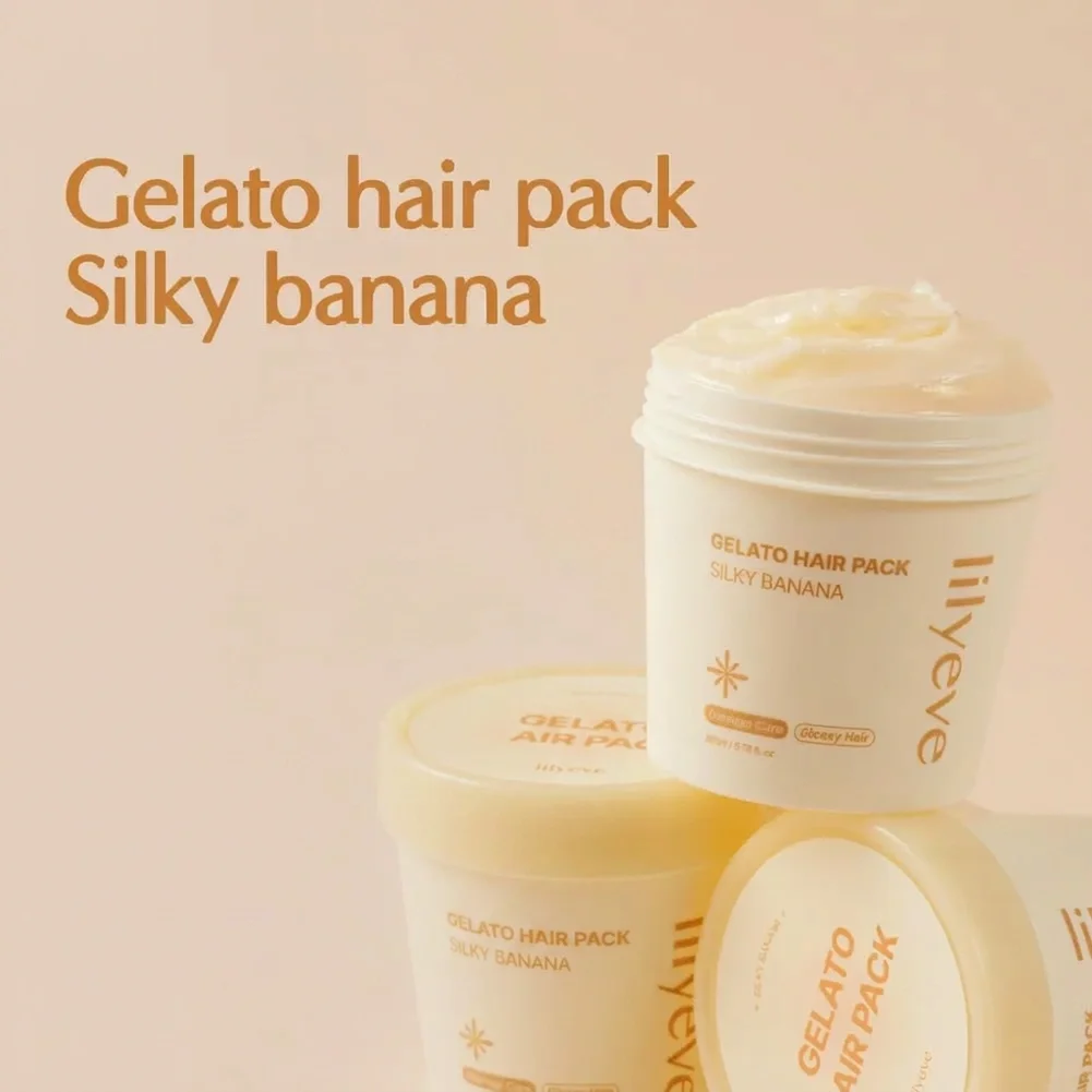 lilyeve Repair:turn Gelato Hair Pack Silky Banana 6.76 fl. oz.(200ml) detail 1