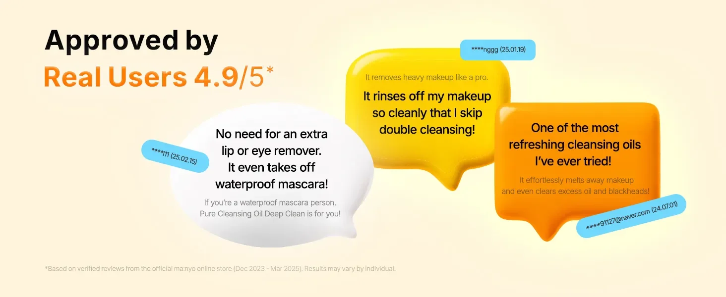 manyo Pure Cleansing Oil Deep Clean 6.76 fl. oz. (200ml) detail 6