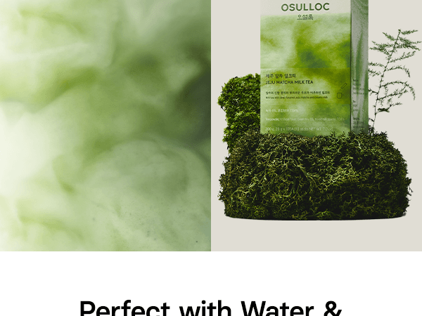 OSULLOC Jeju Matcha Milk Tea 0.7 oz.(20g) x 10ea detail 4