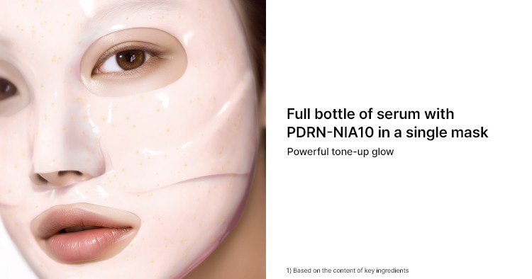 prmr PDRN-nia10 Mega Shot Gel Mask 5 sheets(26y) 1.19 oz.(34g) detail 1