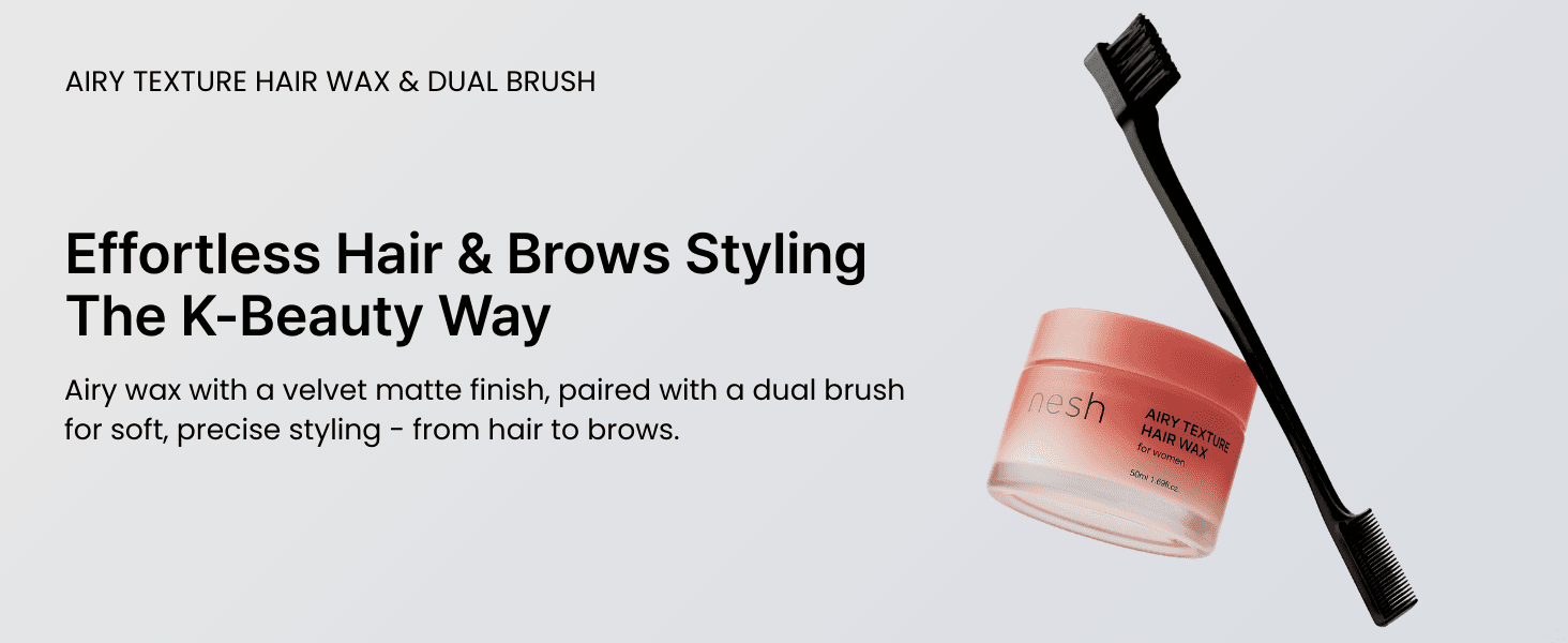 nesh Airy Texture Hair Wax Brush Set 1.69 fl. oz.(50ml) detail 2