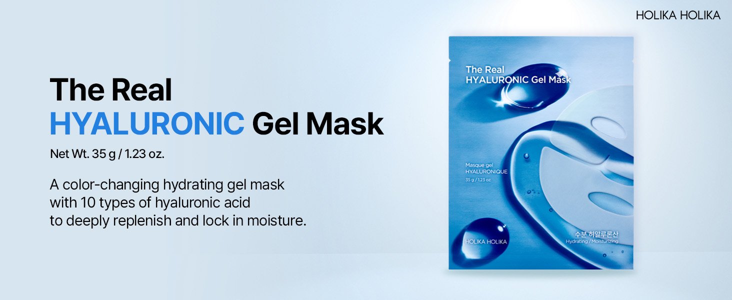 Holika Holika The Real Hyaluronic Gel Mask 1.23 oz.(35g) detail 1