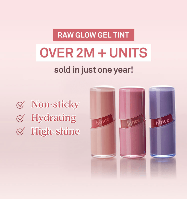 [19colors] hince Raw Glow Gel Tint 0.13 fl. oz.(4ml) detail 2