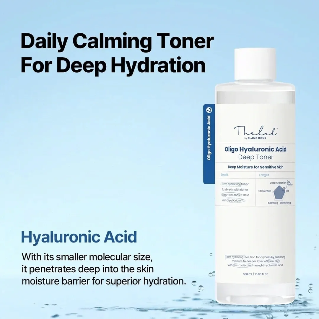 THE LAB by blanc doux Oligo Hyaluronic Acid Deep Toner 16.90 fl. oz.(500ml) detail 2