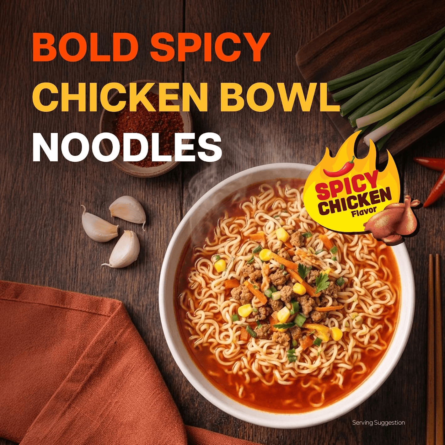 Nongshim Bowl Noodle Spicy Chicken 3.03 oz.(86g) detail 1