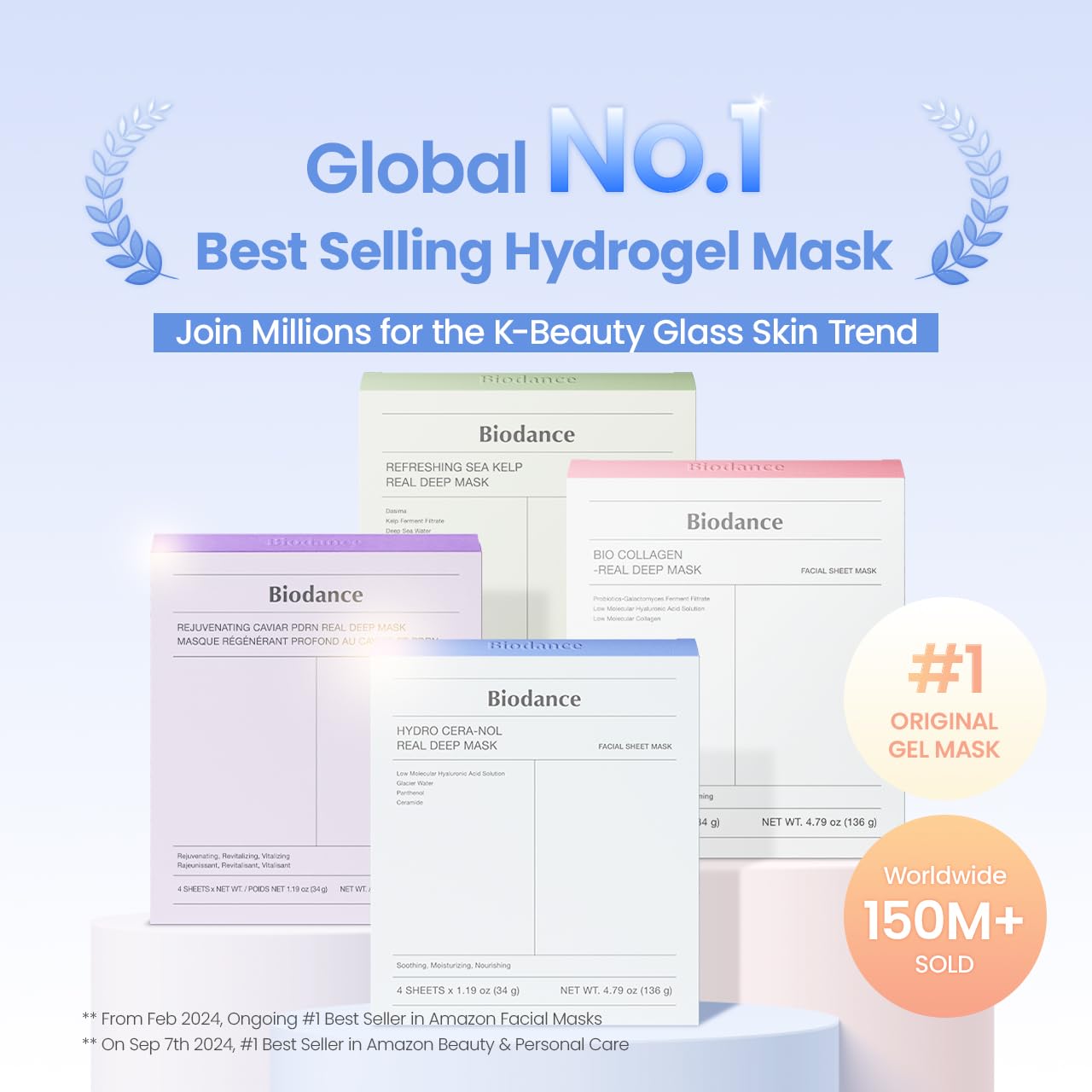 Biodance Hydro Cera-nol Real Deep Mask 1.19 oz.(34g) x 4ea | OLIVE