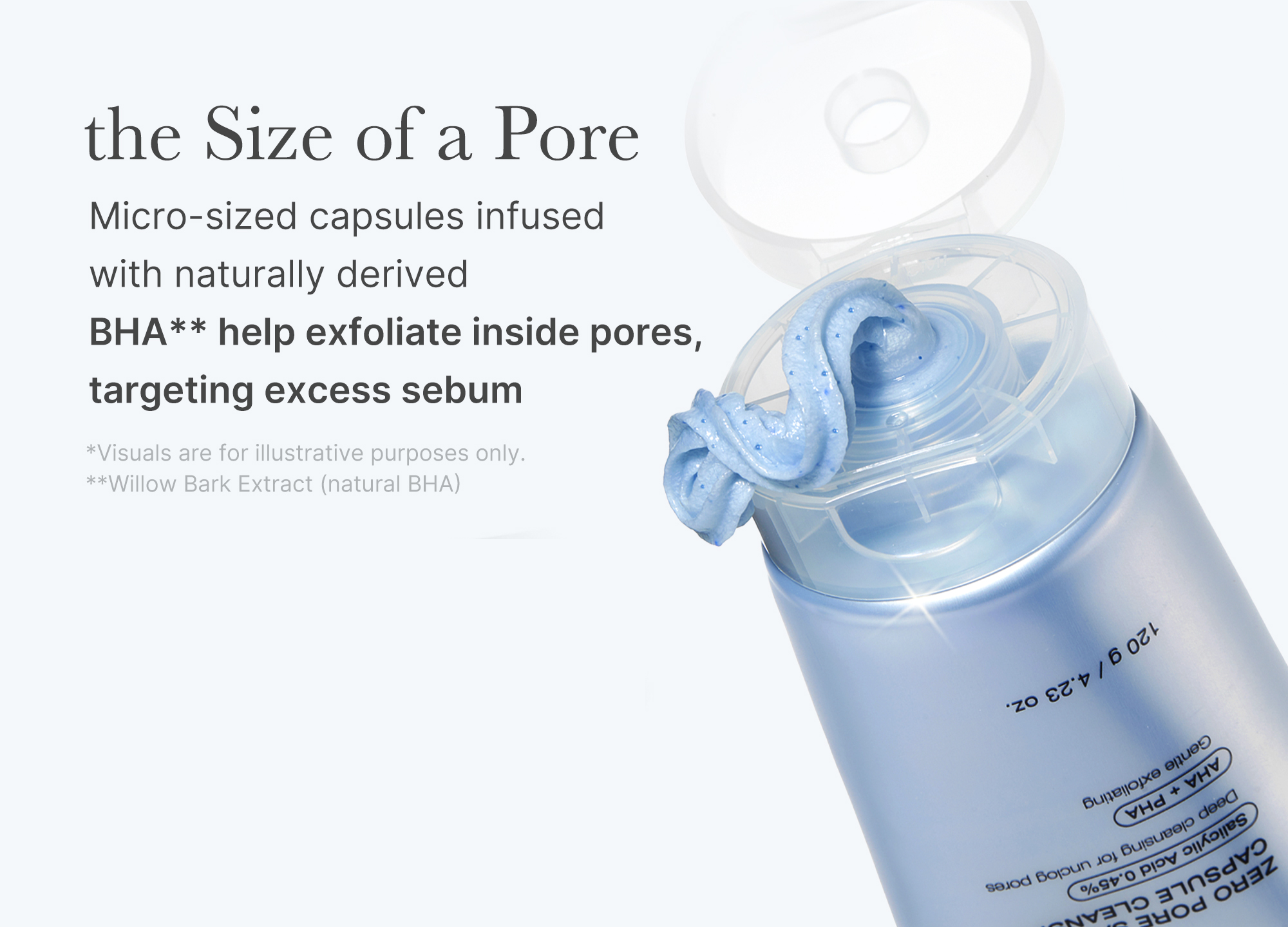 medicube Zero Pore Clearing Capsule Cleansing Foam 4.23 oz.(120g