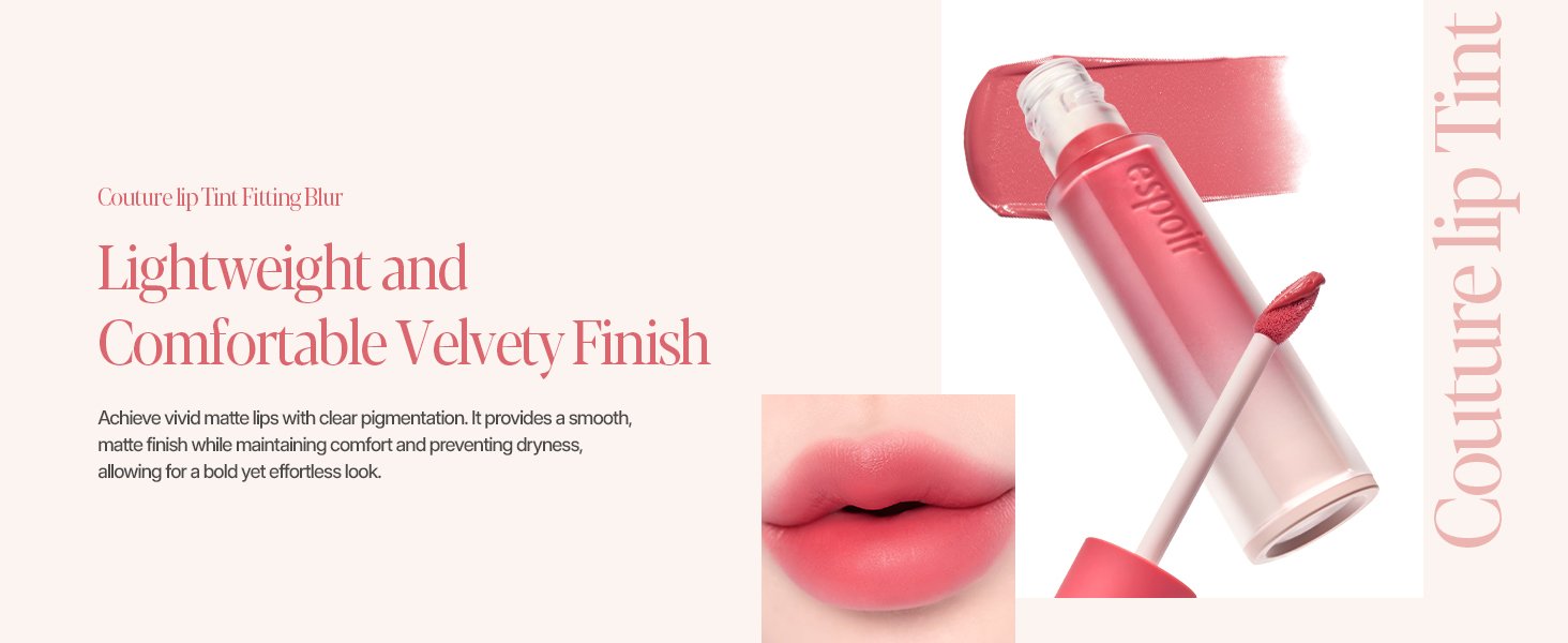 [9colors] espoir Couture Lip Tint Fitting Blur 0.14 oz.(4g) detail 3