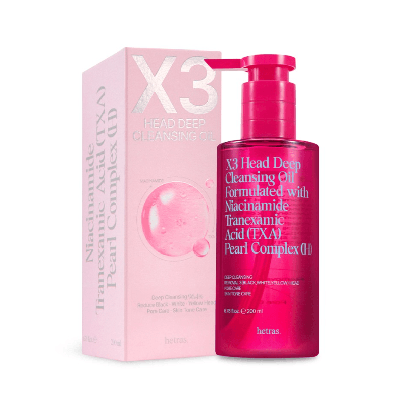 hetras X3 Head Deep Cleansing Oil 6.76 fl. oz.(200ml) | OLIVE YOUNG US