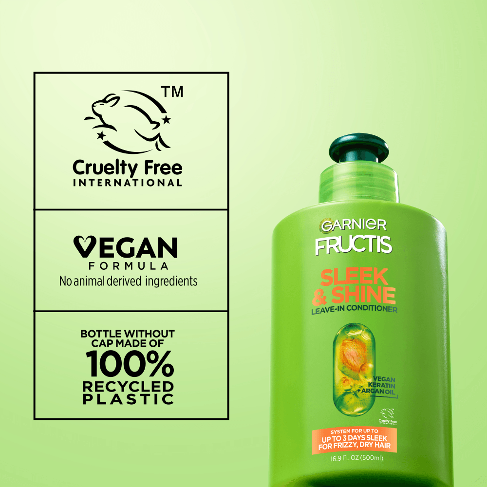 Garnier Fructis Sleek & Shine Intense Smooth Leave-in Conditioner, 10.2 fl. oz.(300ml) detail 6