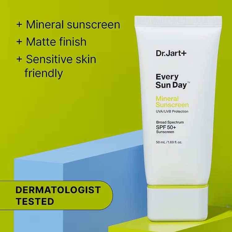 Dr.Jart+ Every Sun Day™ Mineral Korean Sunscreen SPF 50+1.69 fl. oz.(50ml) detail 1