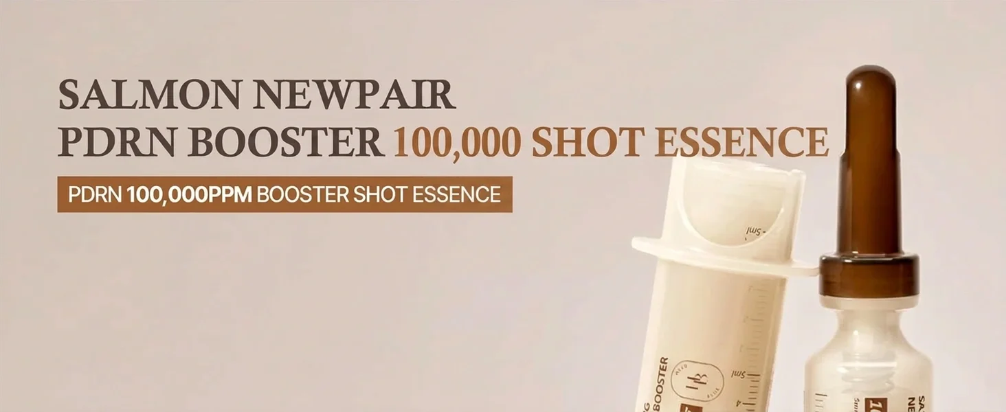 HEVEBLUE Salmon Caring Newpair PDRN Booster 100,000 Shot Essence (single) 0.16 fl. oz.(5ml) detail 1