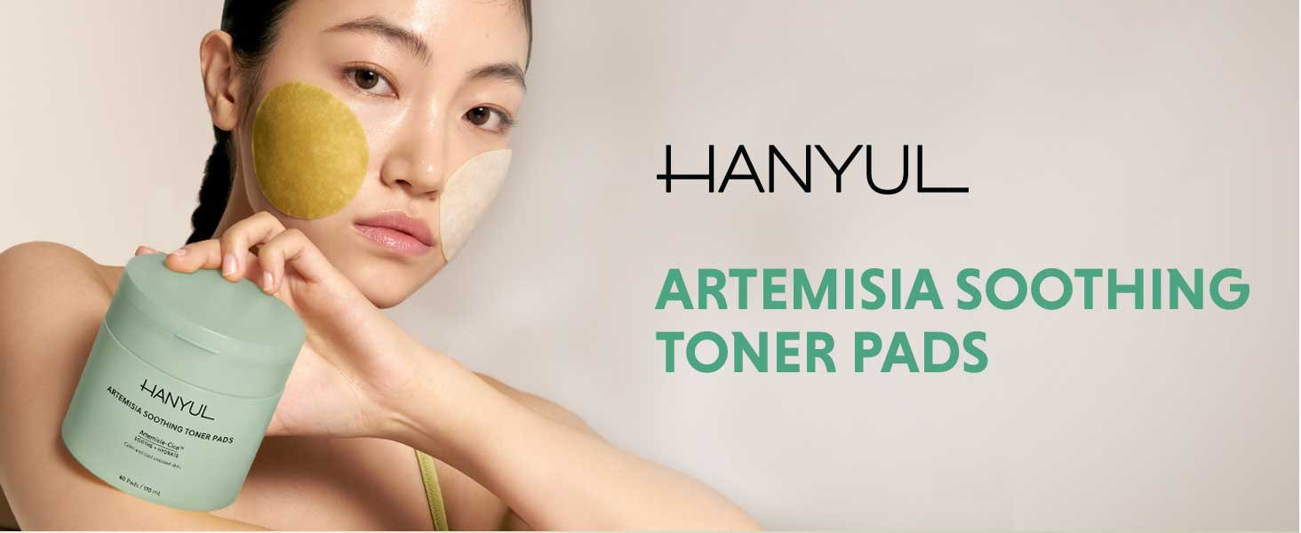 HANYUL Artemisia Soothing Toner Pads 60ct 5.74 fl. oz.(170ml) detail 1