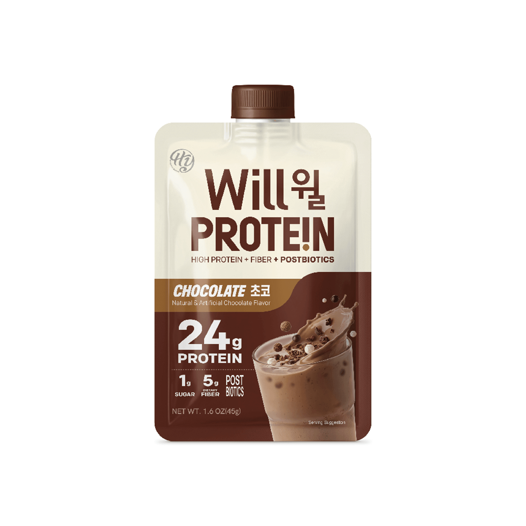 HY Will Protein Shake Chocolate 1.6 oz.(45g) detail 1