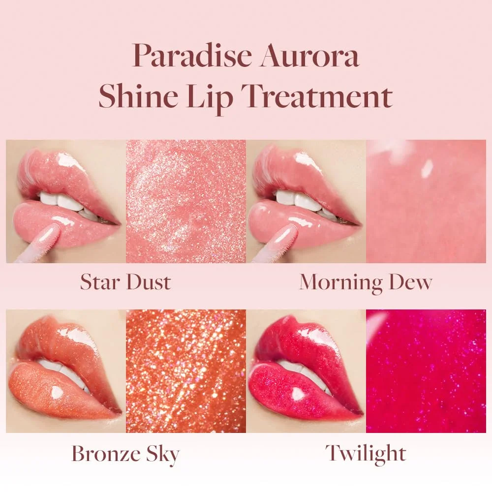 [4colors] DEAR DAHLIA Paradise Aurora Shine Lip Treatment 0.21 fl. oz.(6.5ml) detail 2